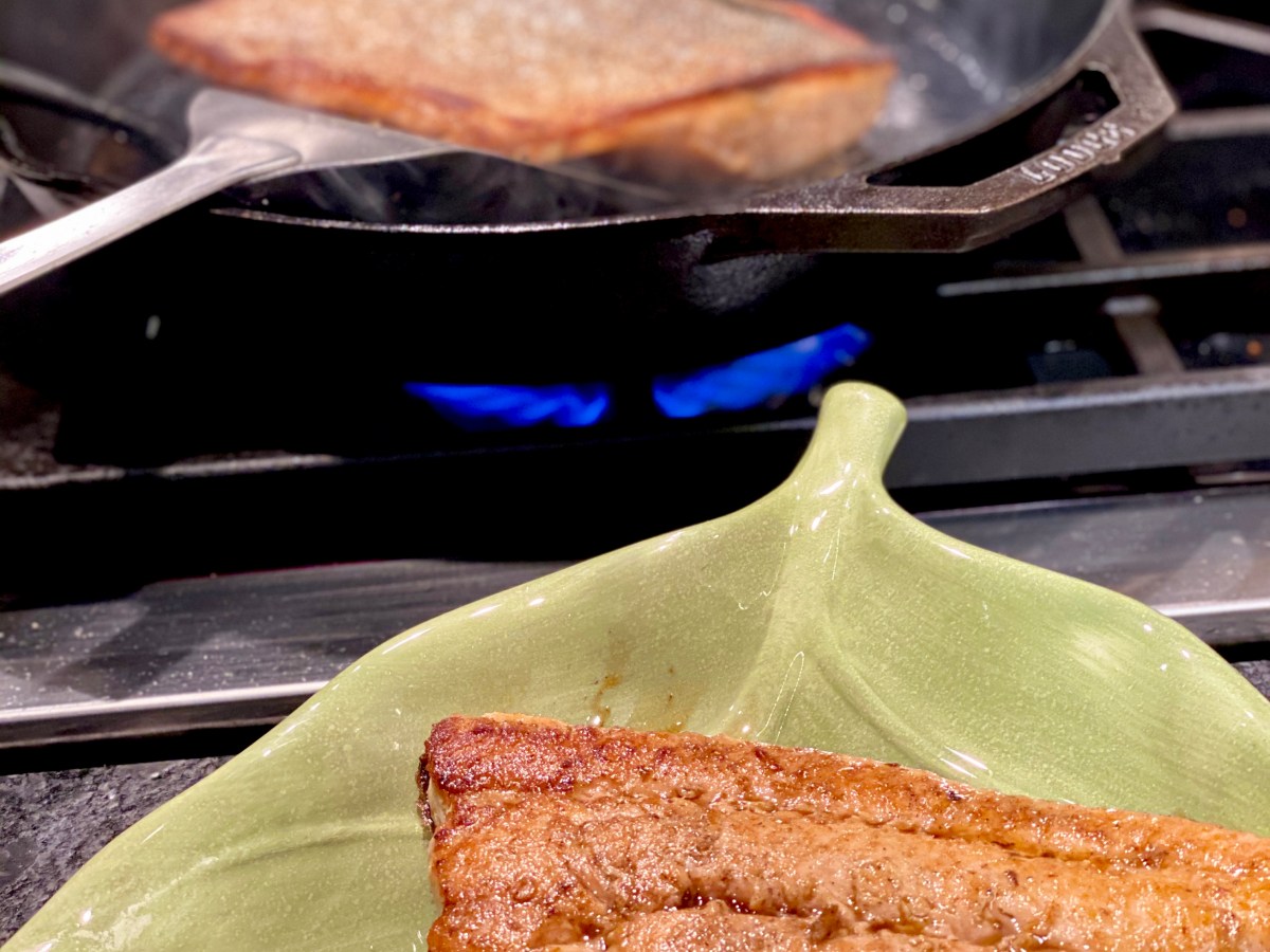 Summer Salmon in an Iron&nbsp;Skillet